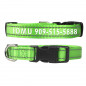 Reflective Personalized Dog Collar Custom Name Durable Nylon cat collar