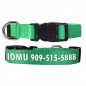 Reflective Personalized Dog Collar Custom Name Durable Nylon cat collar