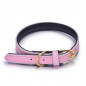 Custom Personalized Dog Collar Soft Leather ID Collar Names PET Cat collar XS-L