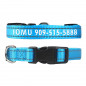 Reflective Personalized Dog Collar Custom Name Durable Nylon cat collar