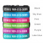 Reflective Personalized Dog Collar Custom Name Durable Nylon cat collar