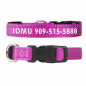 Reflective Personalized Dog Collar Custom Name Durable Nylon cat collar