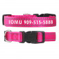 Reflective Personalized Dog Collar Custom Name Durable Nylon cat collar