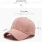 Baseball Cap Cotton Solid Plain men women Ball Hat Dad Hat Polo Washed Ball PC