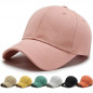 Baseball Cap Cotton Solid Plain men women Ball Hat Dad Hat Polo Washed Ball PC