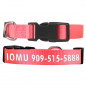 Personalized Customized Dog Name Adjustable Nylon Collar For Dogs Cat collar