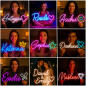 Neon Sign Custom Name, Battery Operated, Neon Sign Custom Wedding, Custom Led Neon Sign For Wedding