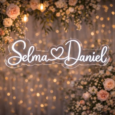 Neon Sign Custom Name, Battery Operated, Neon Sign Custom Wedding, Custom Led Neon Sign