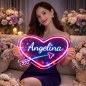 Personalized Name Neon Sign for – Custom LED Acrylic Sign with Heart Design – Gift for Bedroom Decor, Birthday Personalized Name Neon Sign for – Custom LED Acrylic Sign with Heart Design – Gift for Bedroom Decor, Birthday