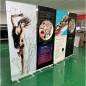 Customized Aluminum Retractable Banner 31x78 inch, Full Color, Conference Display, Trade Show Promotion Sign with Stand