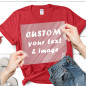copy of 12x12 inch Personalized Customer Your Photo/Text/imag Iron on Transfers for T-Shirts