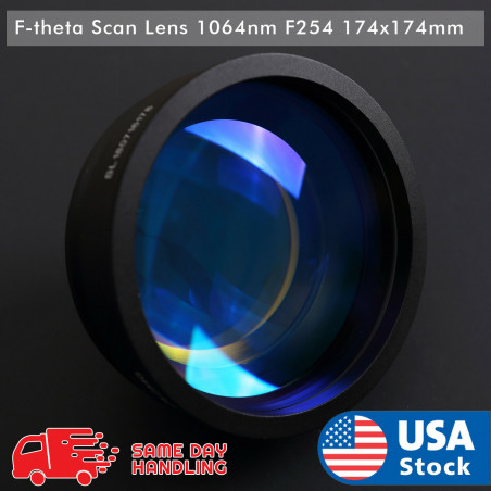 1064nm Laser F-theta Scan lens F254 174x174mm
