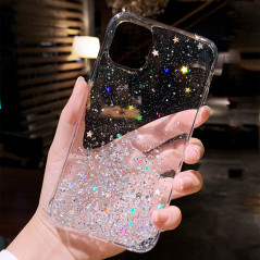 For iPhone 11 Pro Max TPU Case Slim Bling Glitter Clear Girly Phone Cover