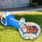 3 in 1 Portable Toddler Kids Play Tent House Crawl Tunnel Ball Pit In/Outdoor