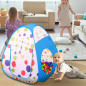 3 in 1 Portable Toddler Kids Play Tent House Crawl Tunnel Ball Pit In/Outdoor