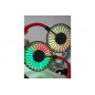 2PACK Portable Rechargeable Neckband Neck Hanging Fan Hand Free Personal LED Fan