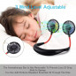 2PACK Portable Rechargeable Neckband Neck Hanging Fan Hand Free Personal LED Fan