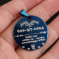 Custom Engraved Dog Tag Pet ID WITH FREE SHIPPING with free split ring