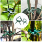 20-60 PCS PLANT & GARDEN CLIPS Support Tomato Vegetable Trellis Twine Ties