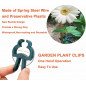 20-60 PCS PLANT & GARDEN CLIPS Support Tomato Vegetable Trellis Twine Ties