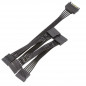 SATA Power 15 Pin 1 Male To 5 Female Splitter Hard Drive Cable for HDD SSD