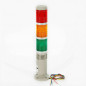 LED Multilayer Signal Tower Buzzer Alarm Warning Light 24VDC Red+Yellow+Green 3W