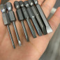 7pcs 2in 2-7mm Magnetic Flat Head Slotted Tip Screwdrivers Bits S2 Alloy Steel