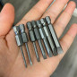 7pcs 2in 2-7mm Magnetic Flat Head Slotted Tip Screwdrivers Bits S2 Alloy Steel