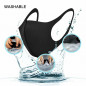 15pcs Black Face Mask Fashion Reusable Washable Cover Mask Men Women Made