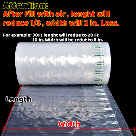Heavy duty Air Bag Column Plastic Bubble Cushioning Wrap shipping Materials