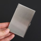 Pocket Stainless Steel & Metal Business Card Holder Case ID Credit Wallet Silver