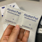 100PCS Disposable 75% Alcohol Cotton Prep Pad Sterilization Swabs Cleanser Wipes