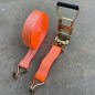 20FTx 1.5" Heavy Ratchet Tie Down Straps Cargo Truck Dual J-Hooks Heavy Duty