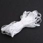 10 yards Elastic Band Flat 1/8" 3mm Trim Spandex make mask string DIY mask White