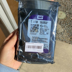 WD Purple 2TB Surveillance Hard Disk Drive 5400 RPM SATA 6Gb/s 64MB Cache 3.5"