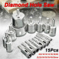 15X Diamond Glass Saw Cutter Drill Bits for Cutting Hole Ceramic Tile Hole Maker