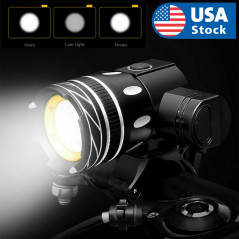 USB Rechargeable Bicycle Light Set Bike Front LED Zoomable Headlamp lamp  T6