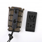 Tactical Scorpion Soft Shell 9mm Pistol Magazine Pouch Carrier Tall w/ Belt Loop