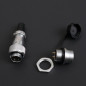 Weipu TQ & Z Aviation Plug 4-Pin 16mm Ws16 Metal Male Female Panel Connector Ws