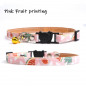 Cloth Quick Release Cat Collar With Bell Safety Breakaway ID Name Collars US