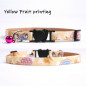 Cloth Quick Release Cat Collar With Bell Safety Breakaway ID Name Collars US