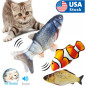 Cat Wagging Fish Electric Realistic Plush Simulation Interactive Fish Plush Toys