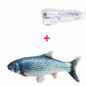 Cat Wagging Fish Electric Realistic Plush Simulation Interactive Fish Plush Toys