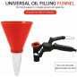 Fuel Oil Funnel Adjustable For Gasoline Engine Car Auto Motorcycle Automotive