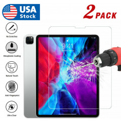 2PACK Apple iPad Pro 12.9 Tempered Screen Protector for 12.9 inch (2018/2020) US