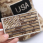 American Flag Hat Detachable Patch Micro Mesh Tactical Operator Military Cap