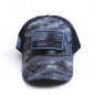 American Flag Hat Detachable Patch Micro Mesh Tactical Operator Military Cap