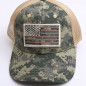 American Flag Hat Detachable Patch Micro Mesh Tactical Operator Military Cap