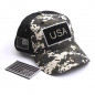 American Flag Hat Detachable Patch Micro Mesh Tactical Operator Military Cap