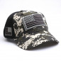 American Flag Hat Detachable Patch Micro Mesh Tactical Operator Military Cap